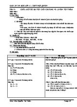 Giáo án Tin học lớp 11 - Tiết 12 Chưa môt sô bai tâp cuôi chương va luyên tâp thêm - Năm học 2012-2013 - Nguyễn Thị Thắm